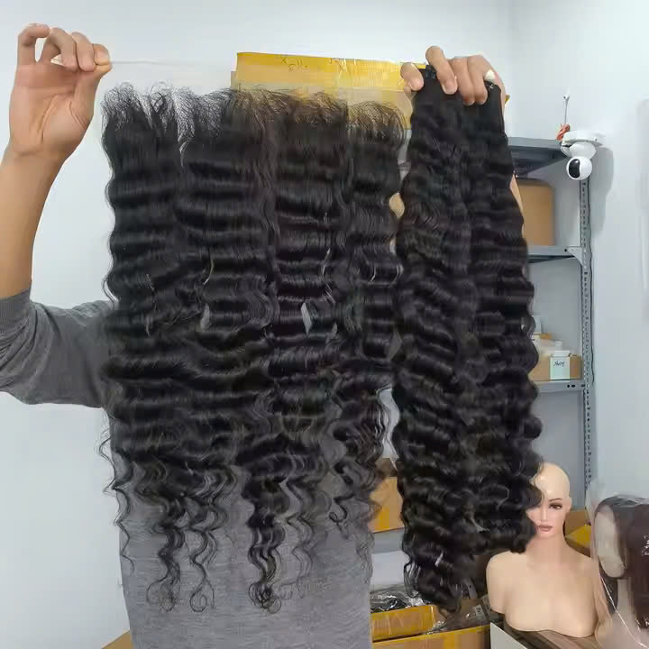 loose deep wave wig