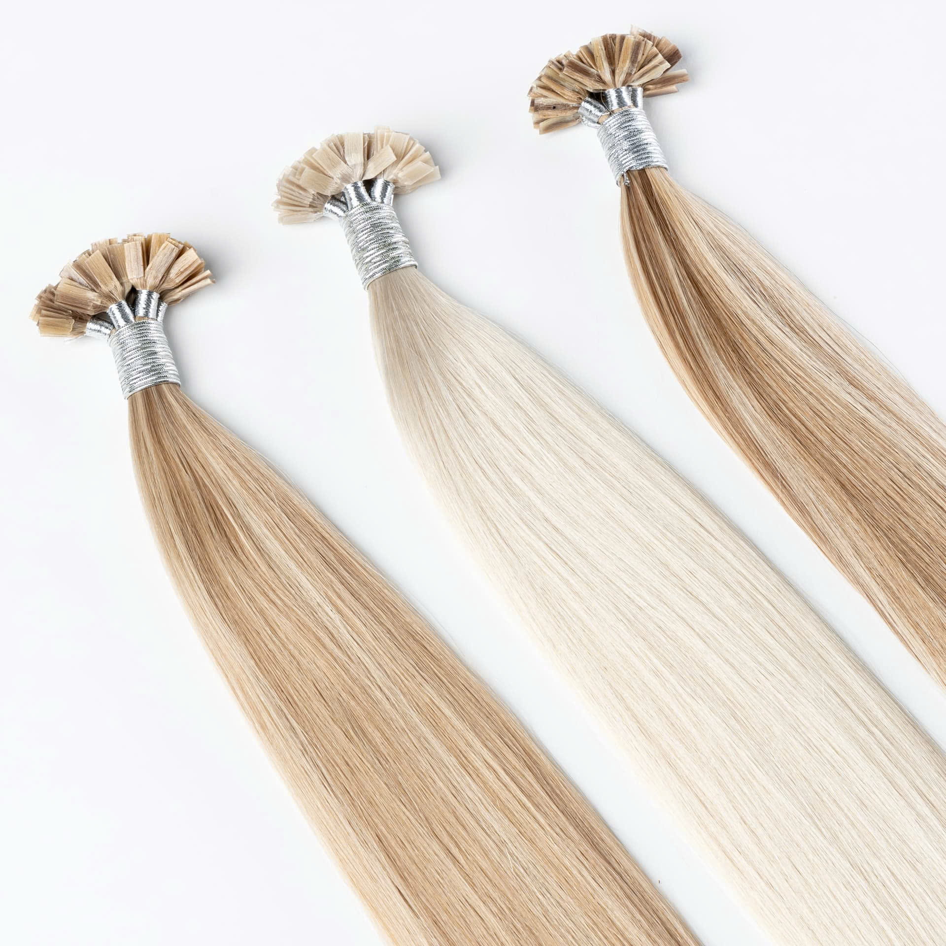 Vietnamese Wholesale Price Flat Tip Hair Extensions No Mix Synthetic 5 flat tip hair extentions