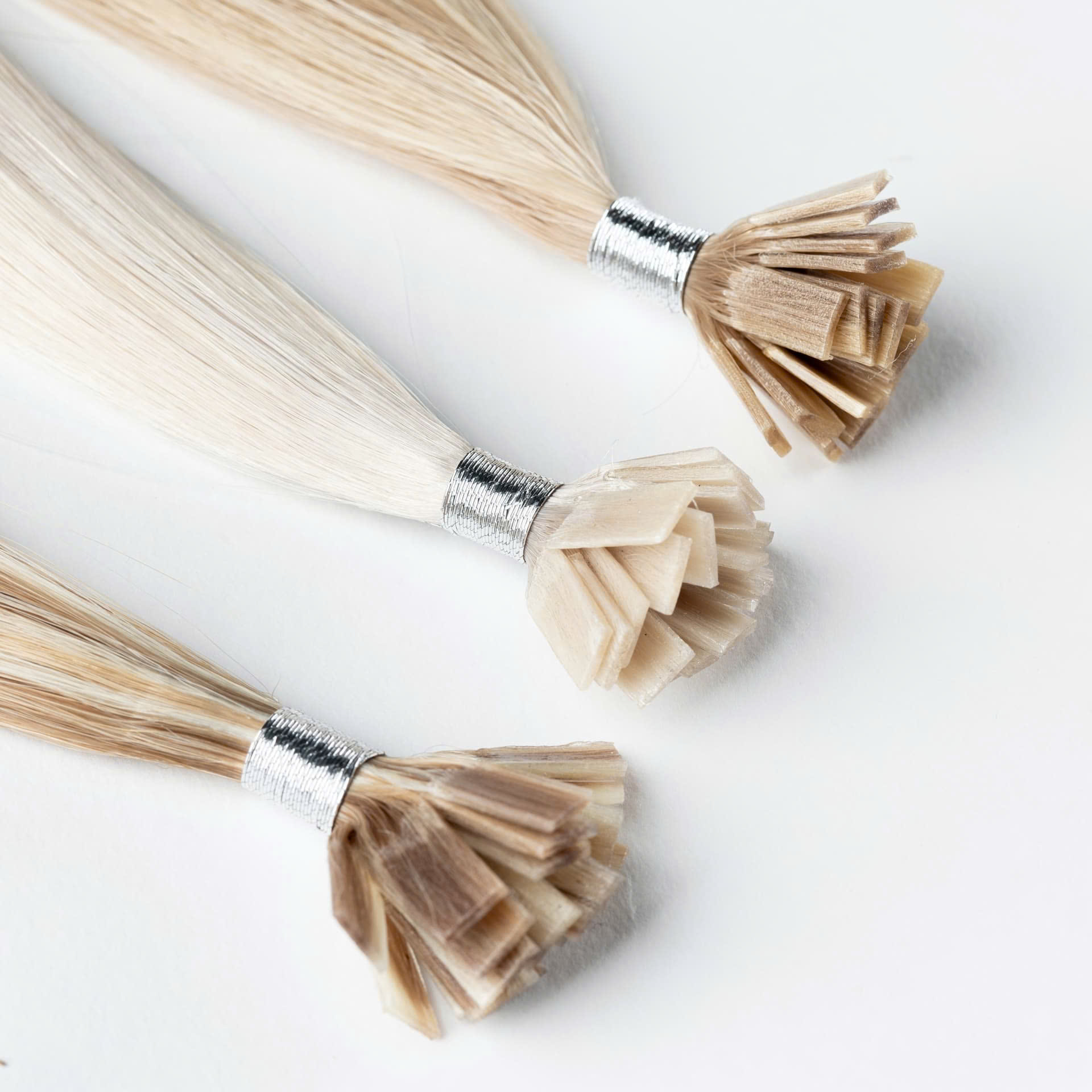 Vietnamese Wholesale Price Flat Tip Hair Extensions No Mix Synthetic 4 flat tip hair extentions