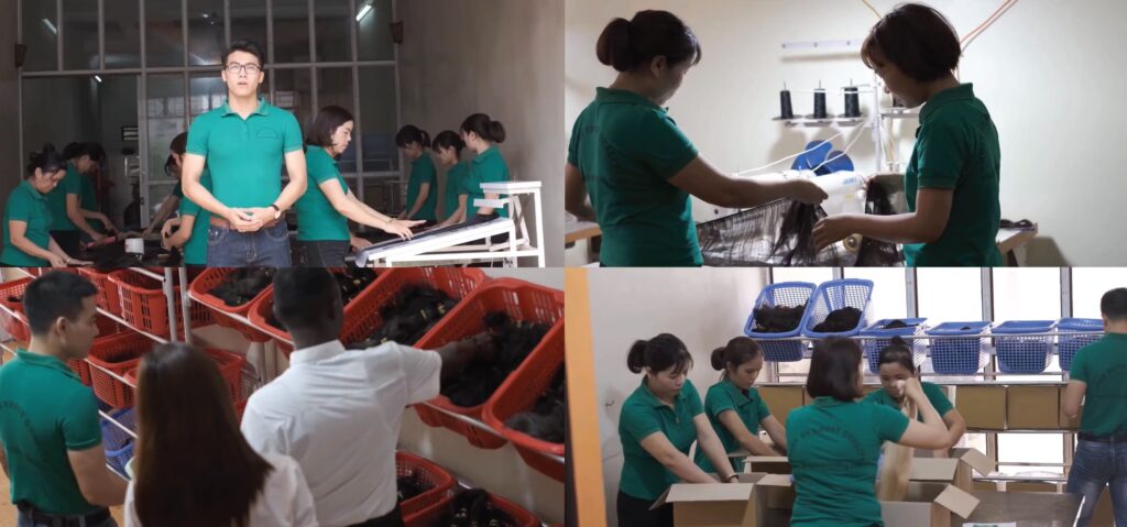 Top 6 Best Vietnamese Wholesale Hair Vendors 7 gugu-hair-factory