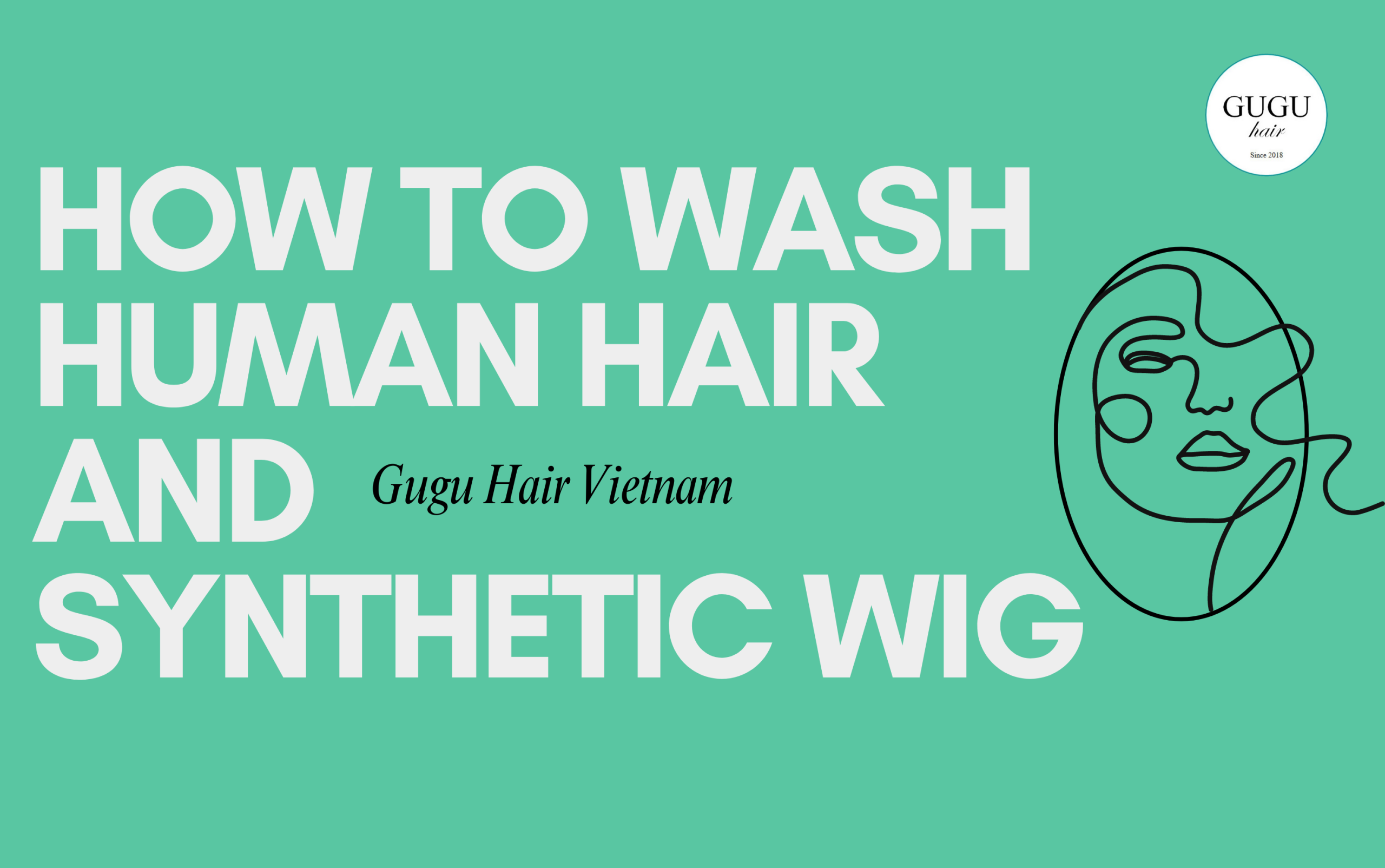 How to wash human hair and synthetic wig
