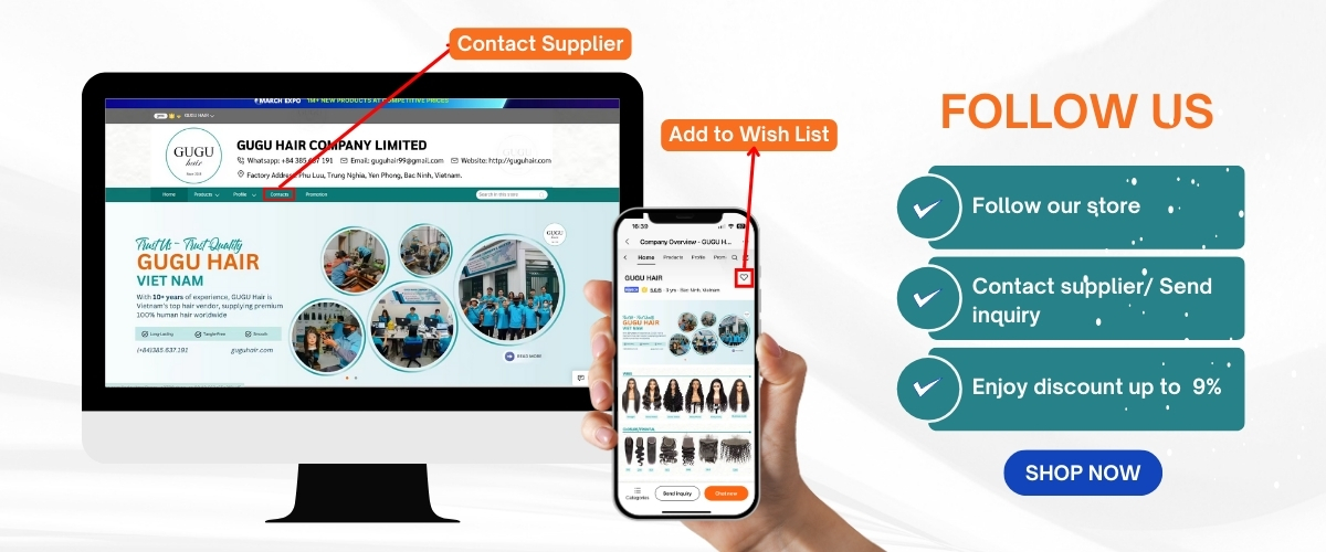 Human Hair Wigs - gugu hair