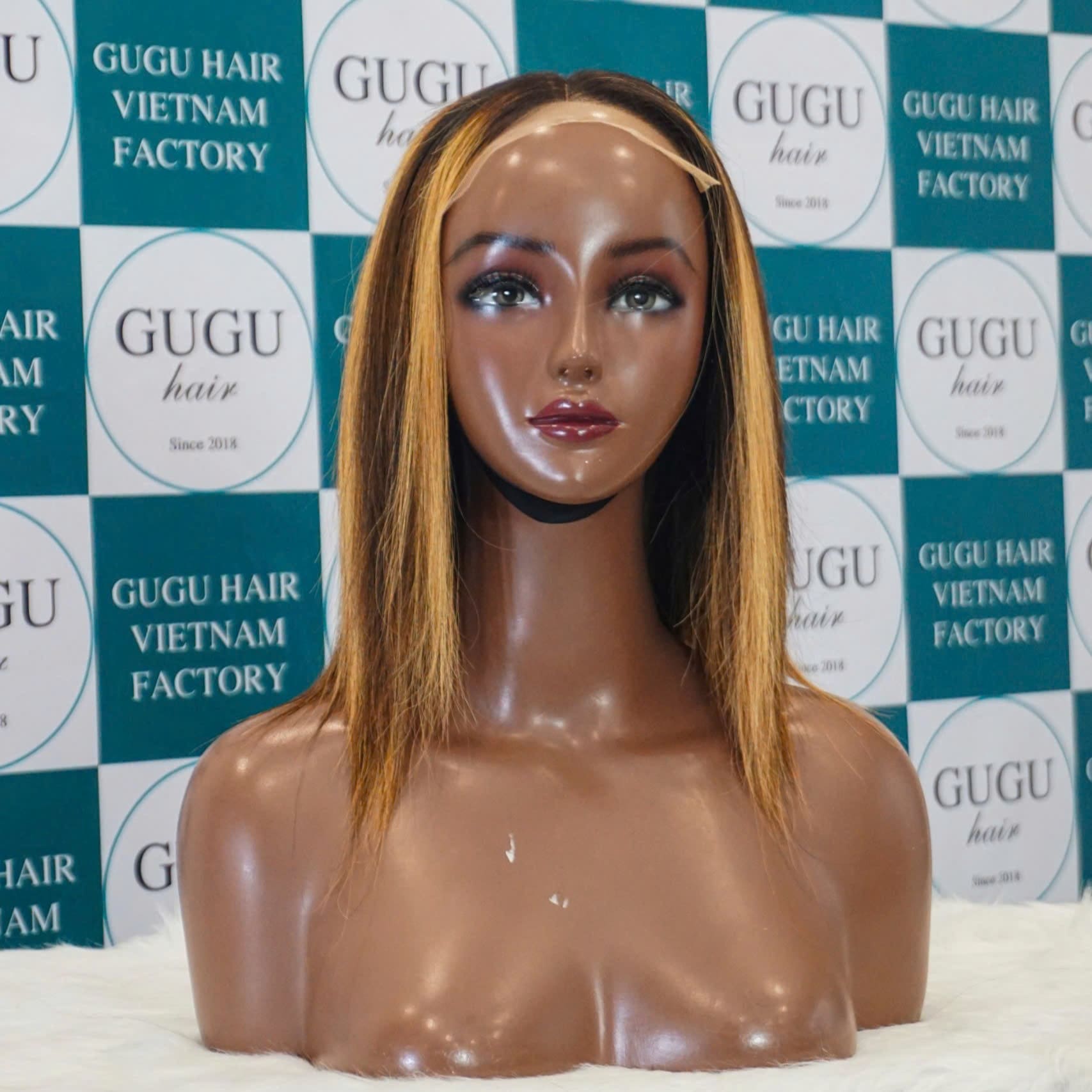 Short Wigs Glueless Human Hair Wig for Women 1 8inch-human-hair-bob-wig-ombre-color-guguhair