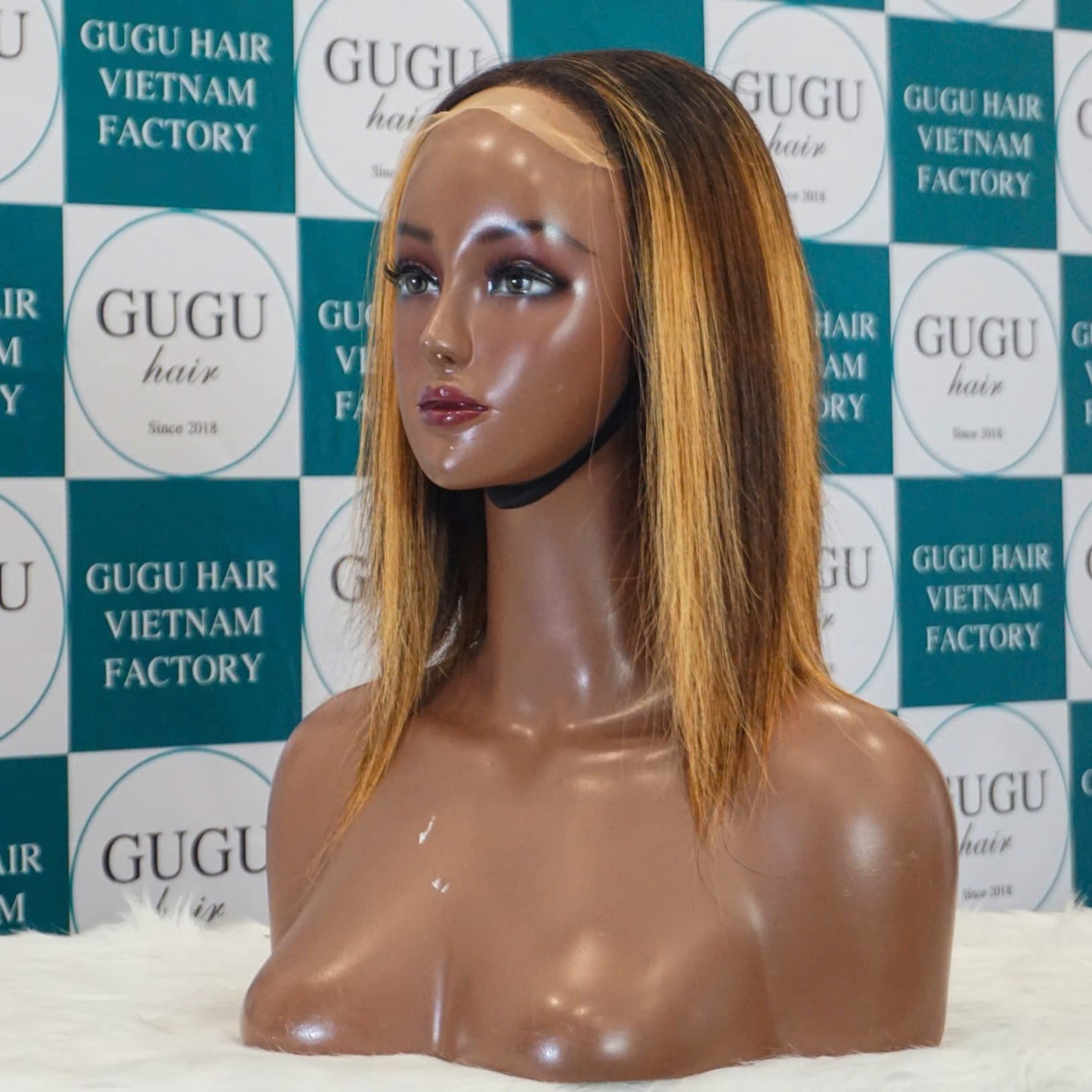 Short Wigs Glueless Human Hair Wig for Women 3 8inch-human-hair-bob-wig-ombre-color-guguhair