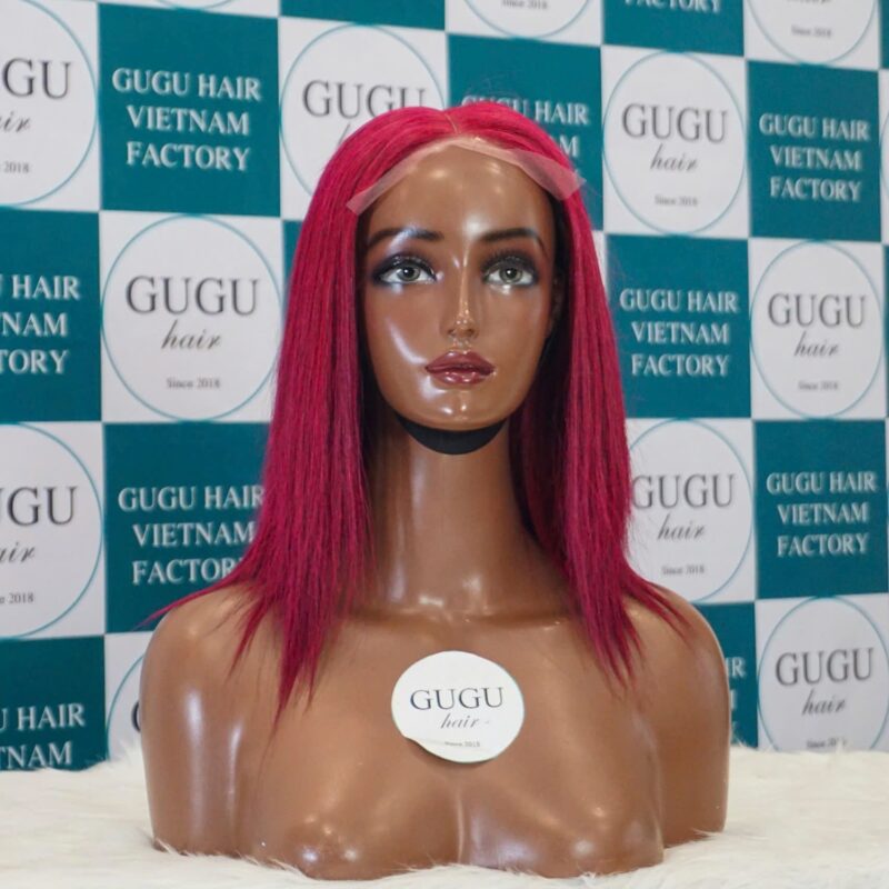 vibrant red color hair