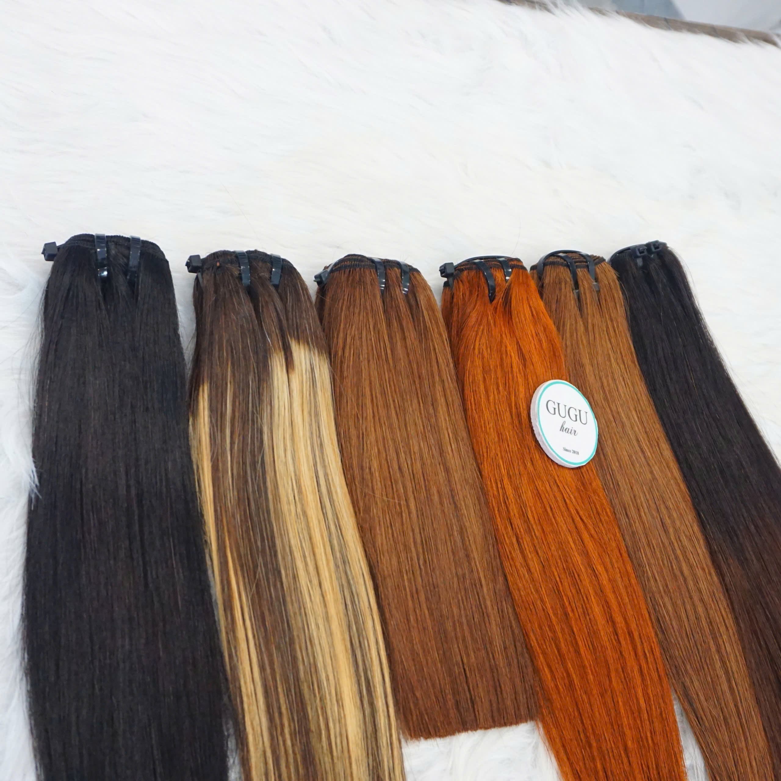New Arrival Weft Hair Extensions - 100%Vietnamese Hair at Wholesale 5 Weft Hair Extentions