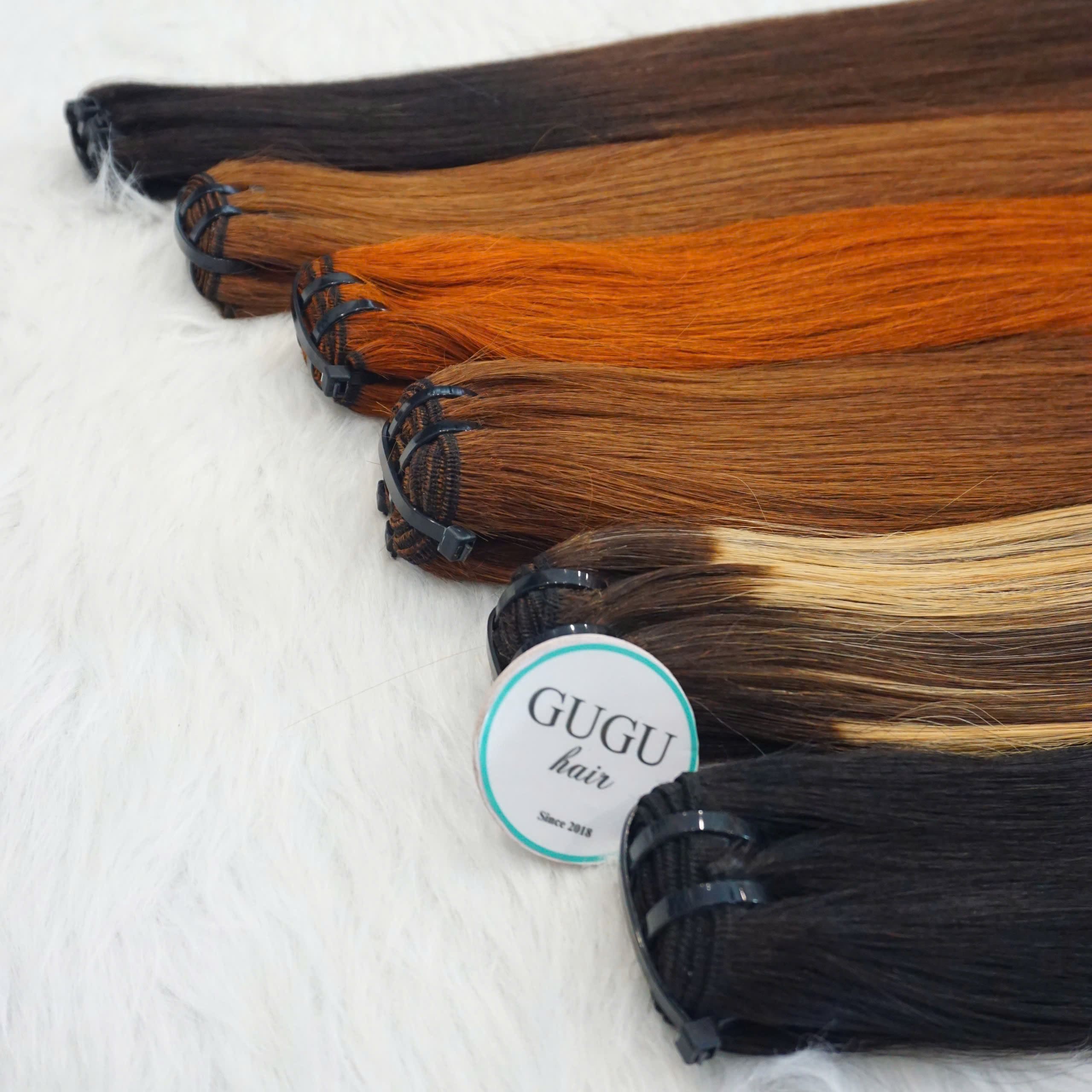 New Arrival Weft Hair Extensions - 100%Vietnamese Hair at Wholesale 6 Weft Hair Extentions