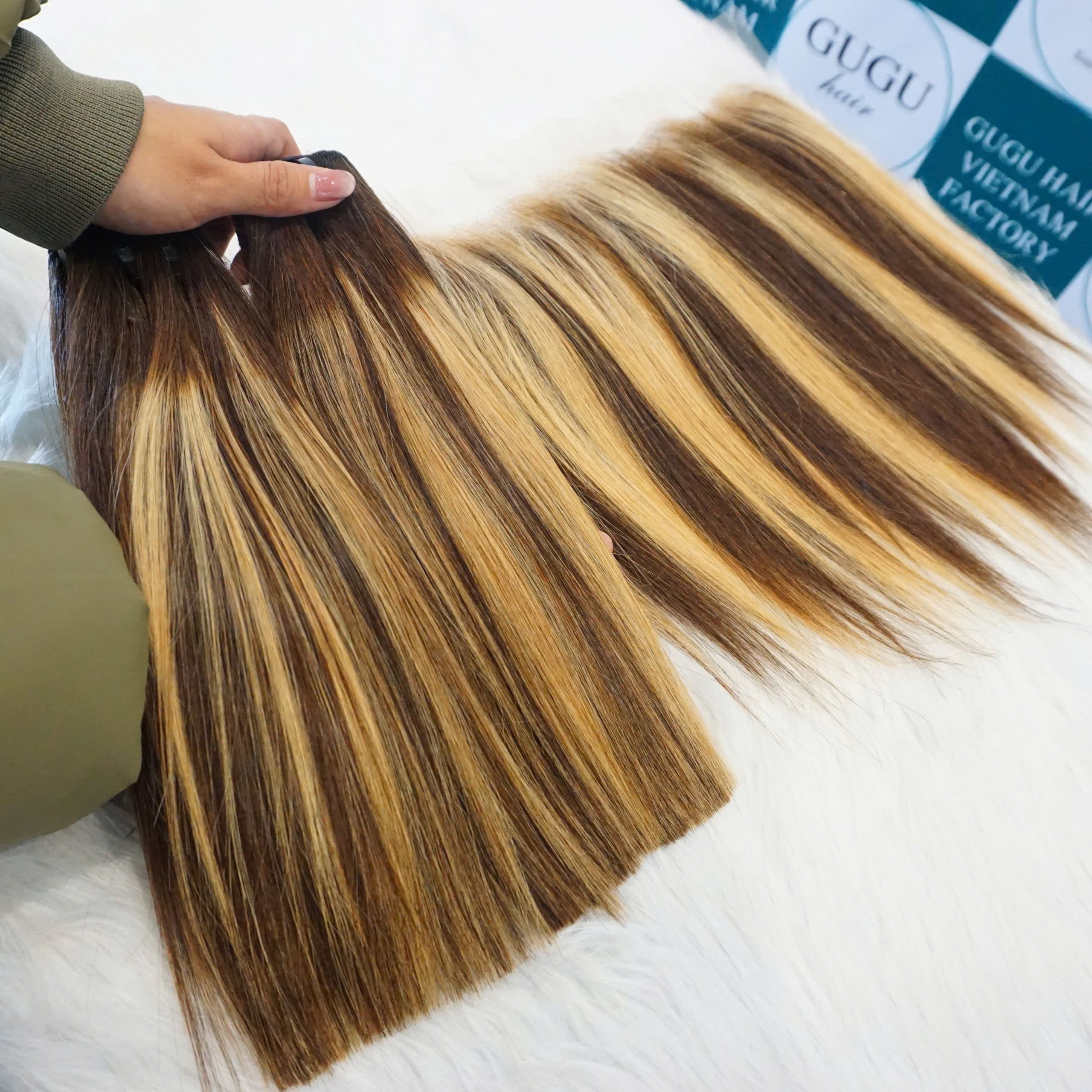 New Arrival Weft Hair Extensions - 100%Vietnamese Hair at Wholesale 1 Weft Hair Extentions