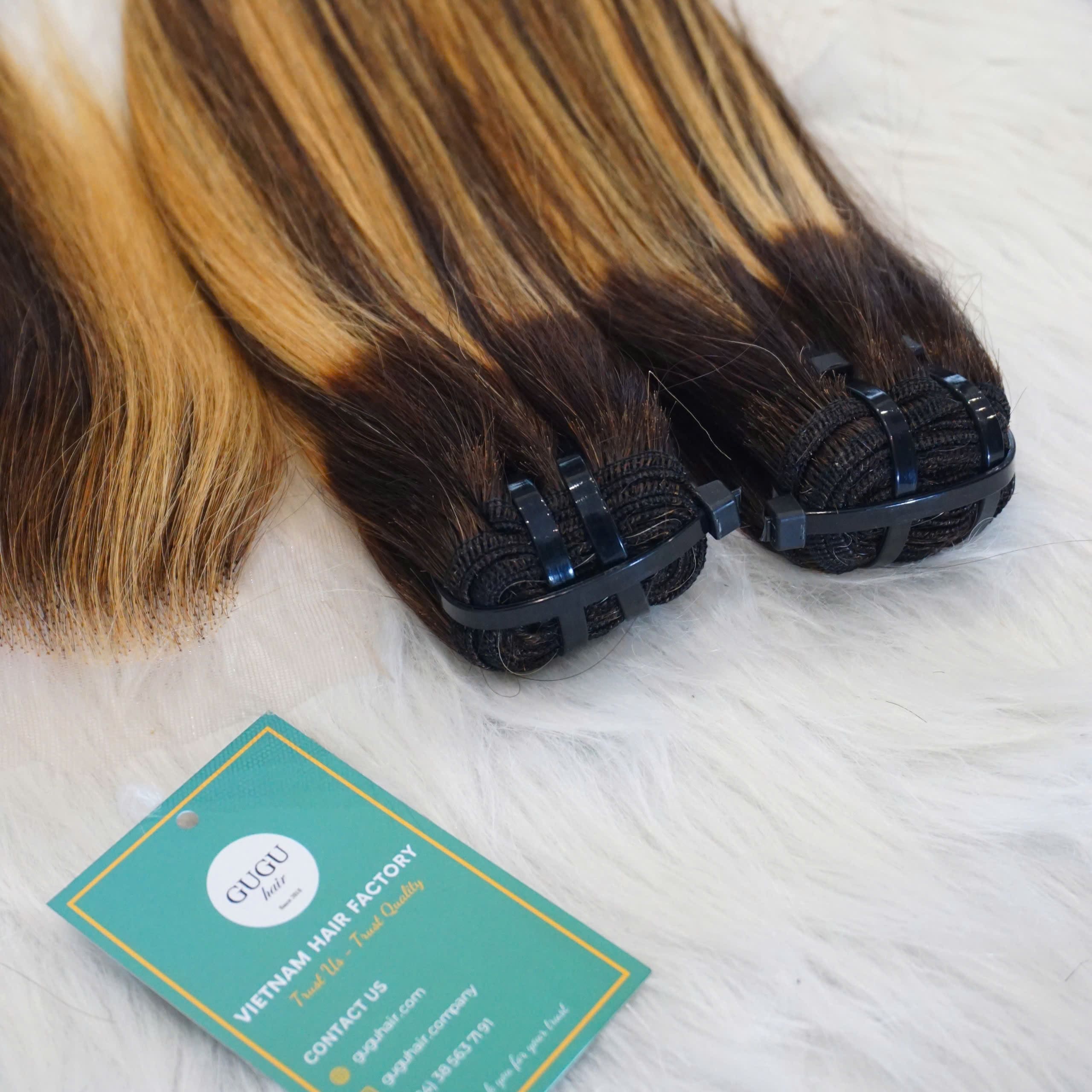 New Arrival Weft Hair Extensions - 100%Vietnamese Hair at Wholesale 2 Weft Hair Extentions