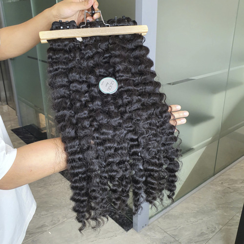 Burmese Curly Hair Bundles 32inch Color #1B