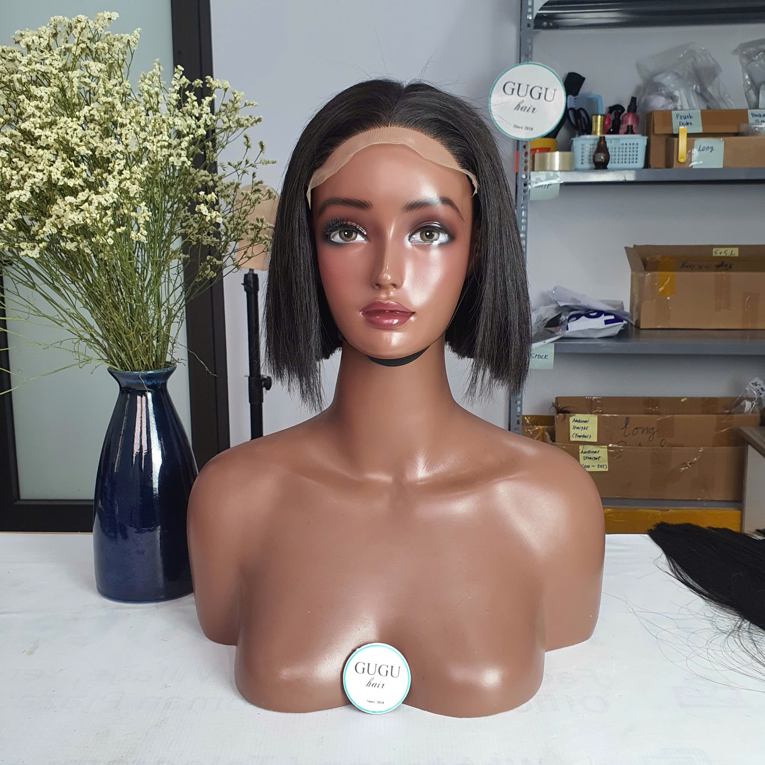 Straight-Bob-Wig-8inch-lace 6x6-100%-human-hair-wig