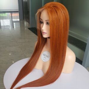 human-hair-bone-straight-lace-front-wig-orange-30inch