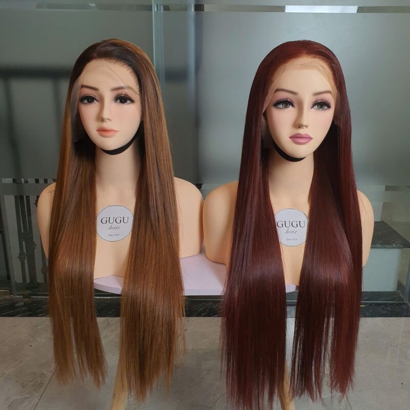 bone straight hair