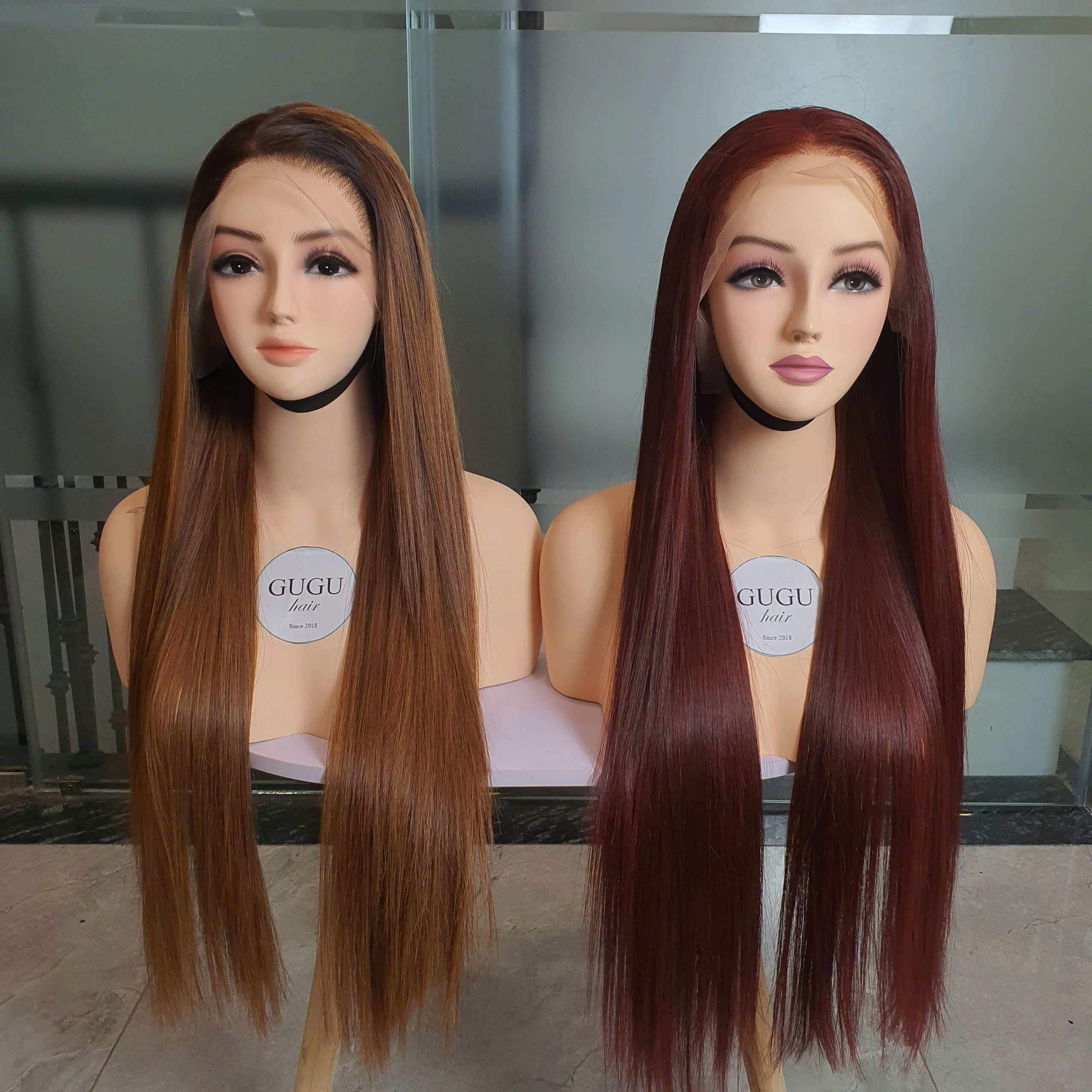 GuguHair Bone Straight Hair – 100% Human Hair Extensions, Silky & Smooth Bundles 1 Bone Straight Hair Wig