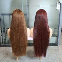 bone straight hair
