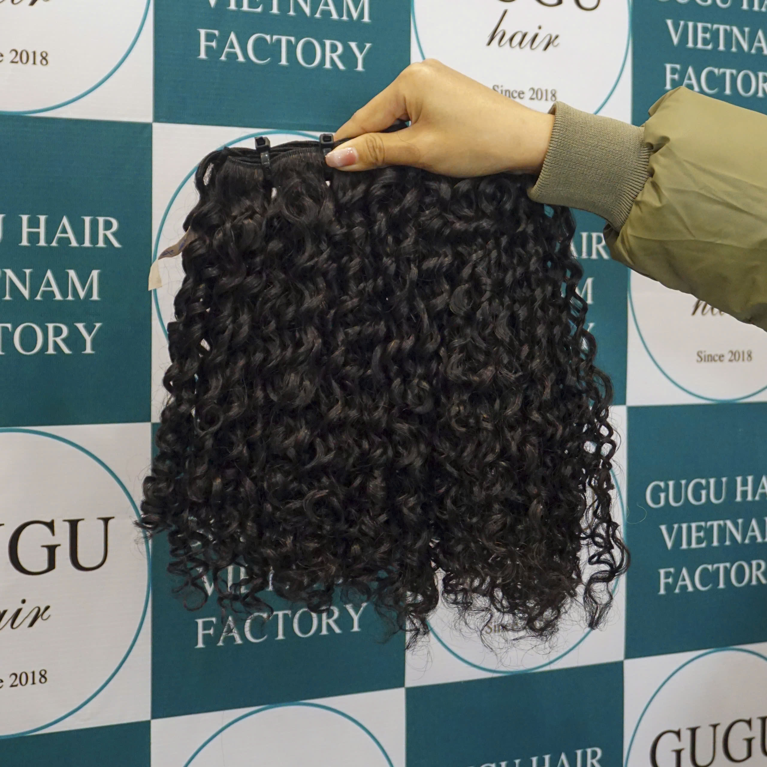 HD Lace Glueless Deep Wave Wig – Double Drawn Raw Virgin Hair 5 deep wave bundles human hair