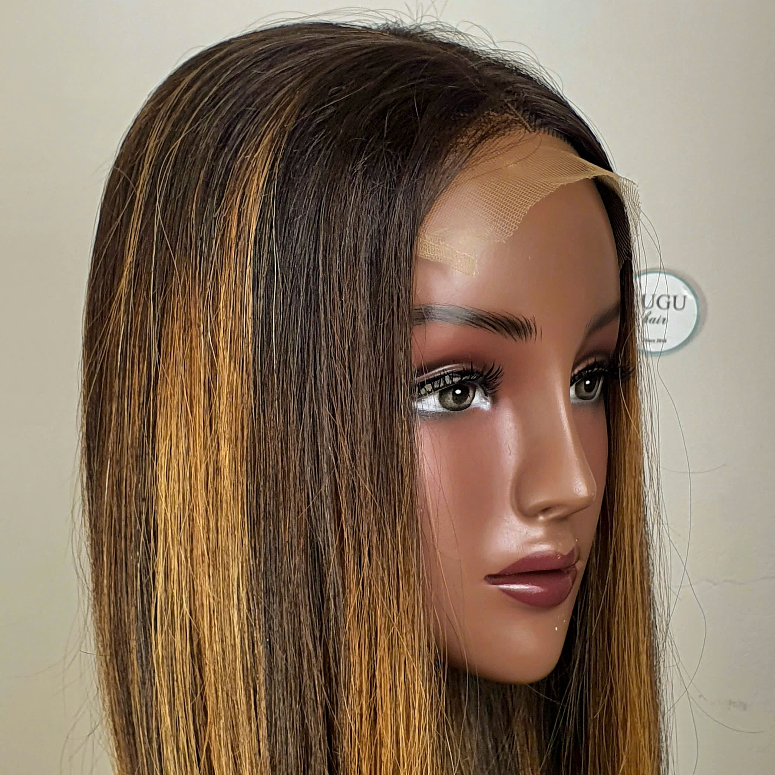Premium Quality Vietnamese Bone Straight Wigs 100% Human Hair 28 Inches With Lace Closure Wigs