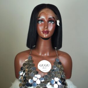 10 inch Straight Bob Wig 100% Vietnamese Hair 4x4