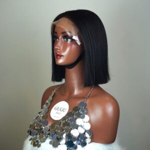 10 inch Straight Bob Wig 100% Vietnamese Hair 4x4