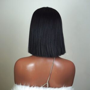 10 inch Straight Bob Wig 100% Vietnamese Hair 4x4