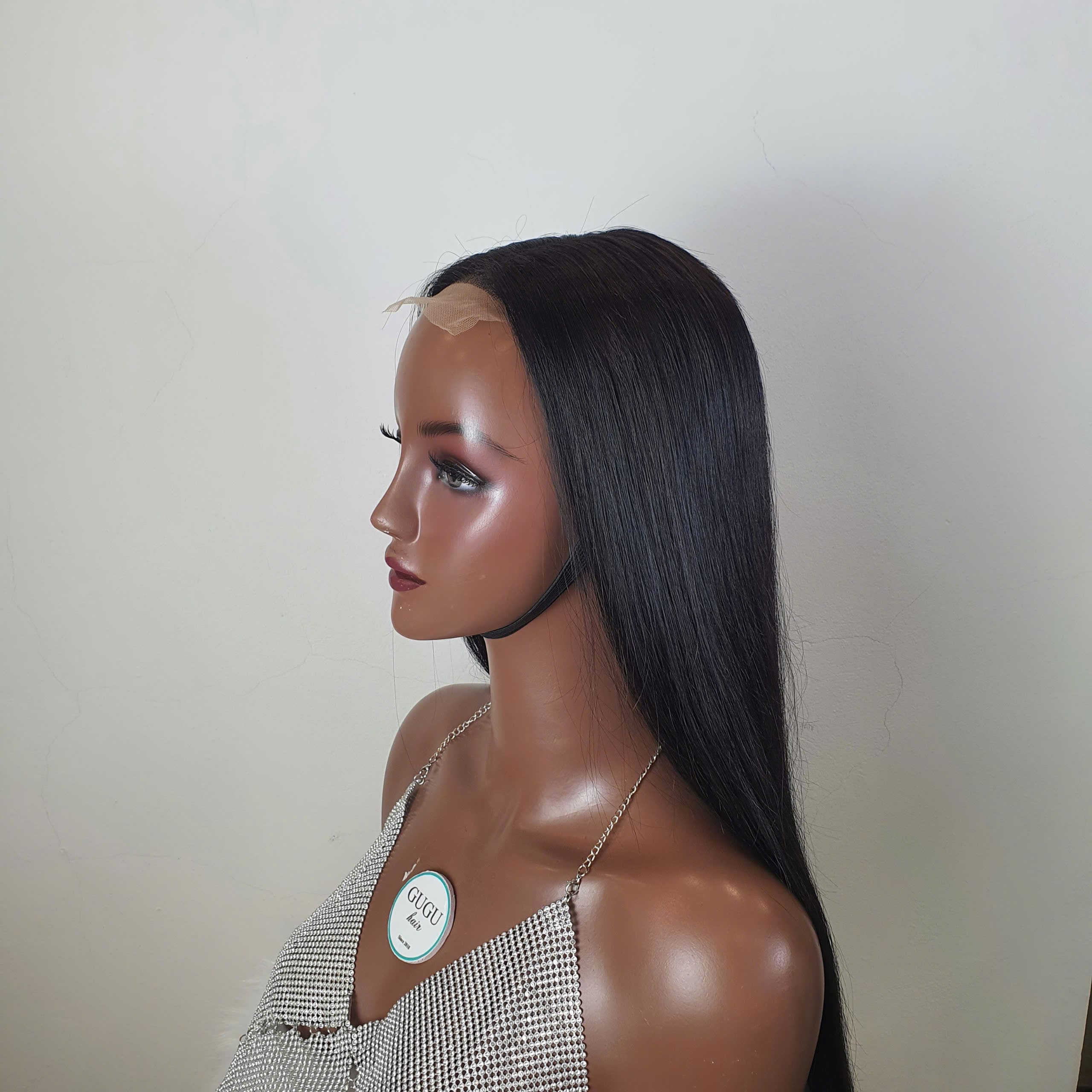 Virgin Vietnamese Straight Human 5x5 Lace Frontal Wig Bone Straight 3 Bone Straight Vietnam Human Hair Wig Hair Color Lace Frontal Wigs 4x4