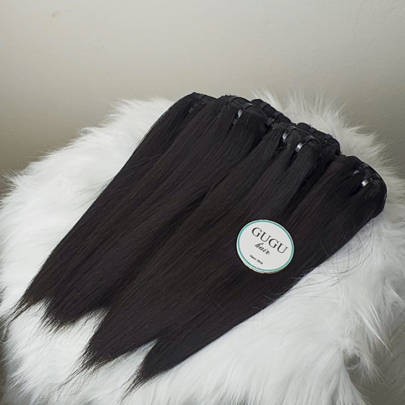 Straight bundles human hair