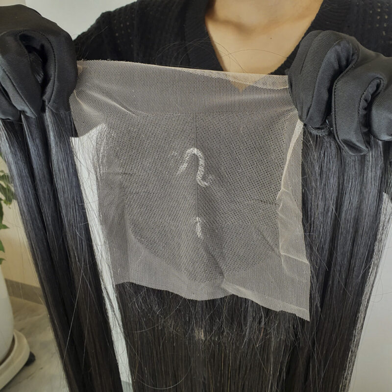 Closure 5x5 lace + 2 bundles straight