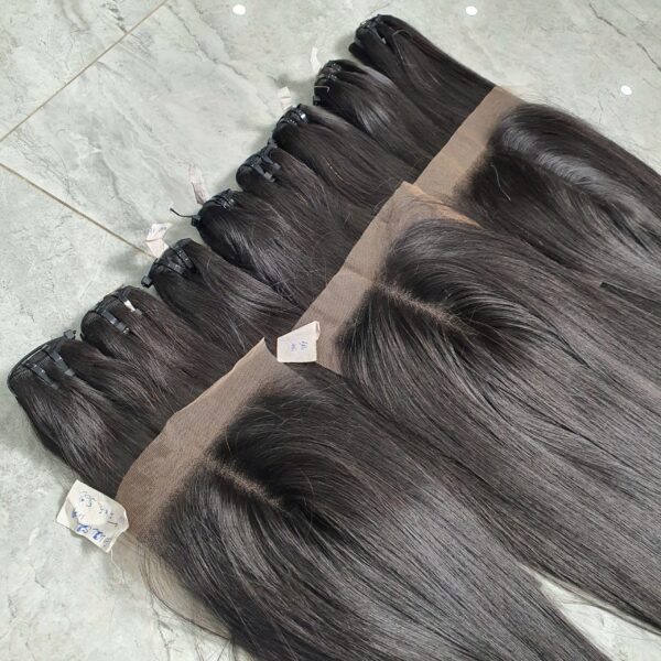 Hair set lace closure
