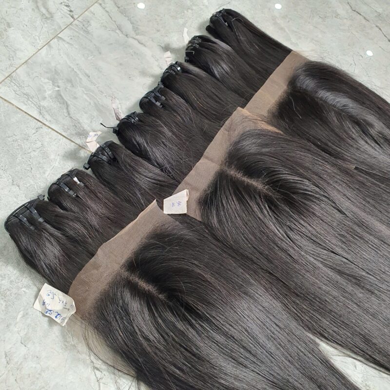 Hair set lace closure
