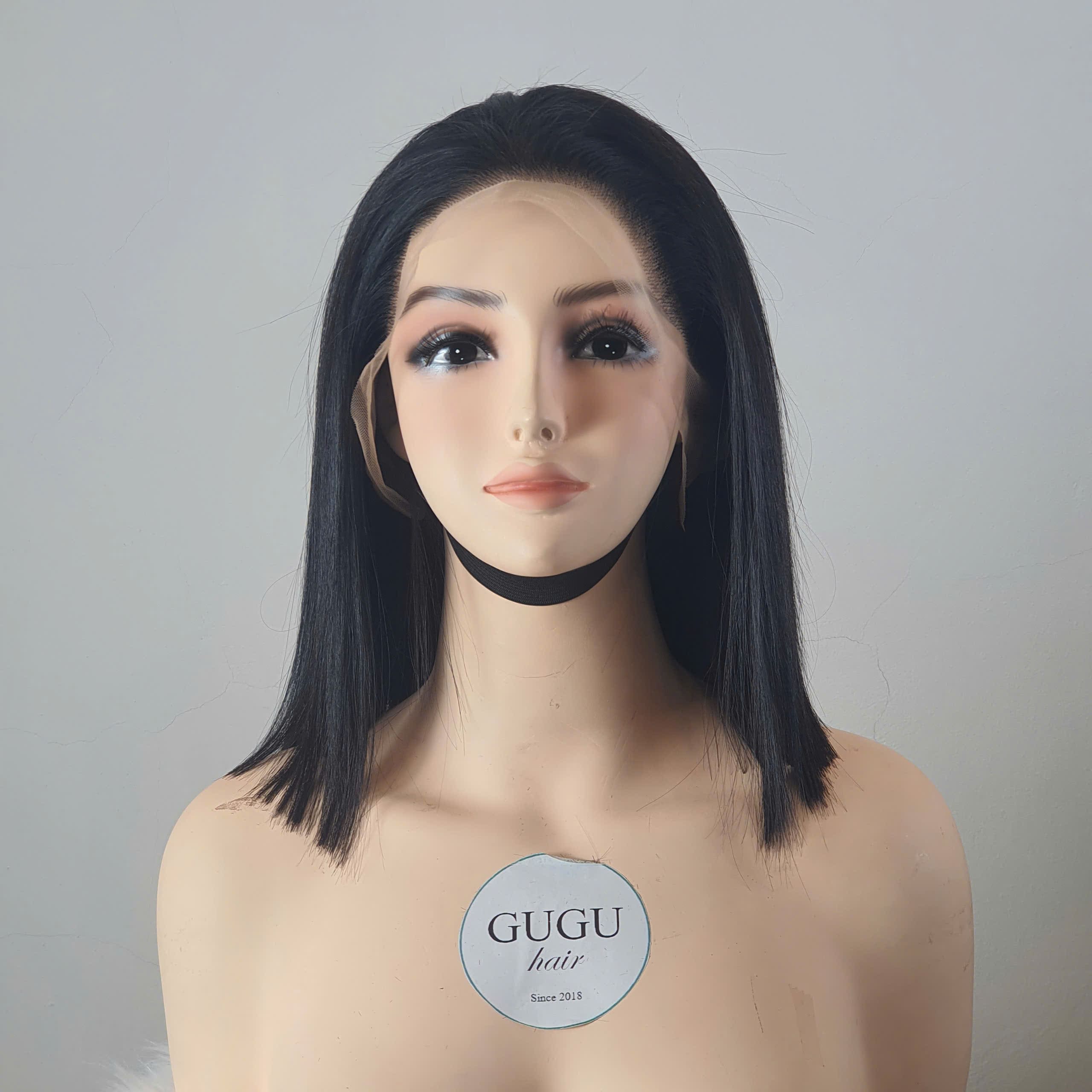 Pre Plucked Hair Bob Cut Lace Wigs For Black Woman 1 Pre Plucked Hair Bob Cut Lace Wigs For Black Woman