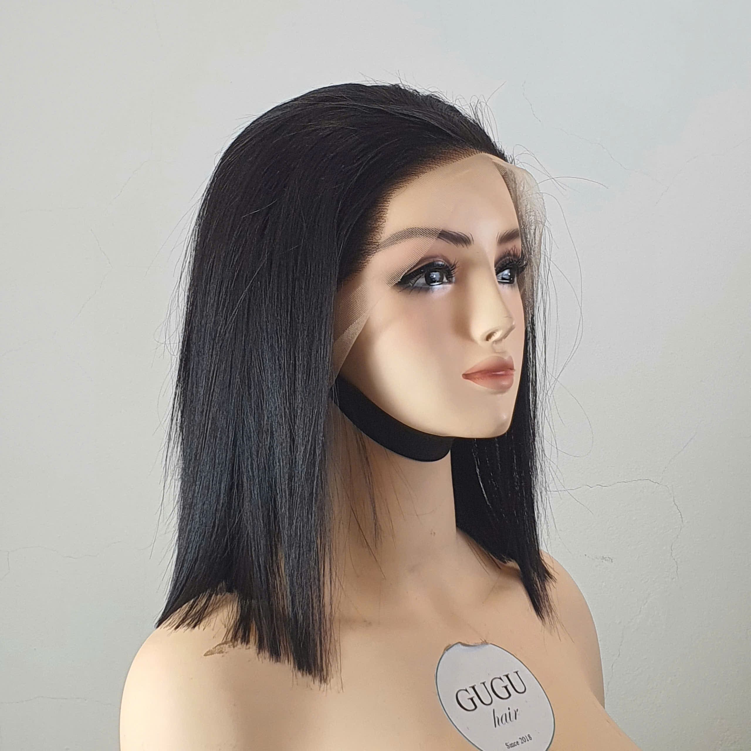 Pre Plucked Hair Bob Cut Lace Wigs For Black Woman 2 Pre Plucked Hair Bob Cut Lace Wigs For Black Woman