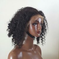 Burmese Pixie Curly Lace Front Wigs Deep Wave HD Frontal