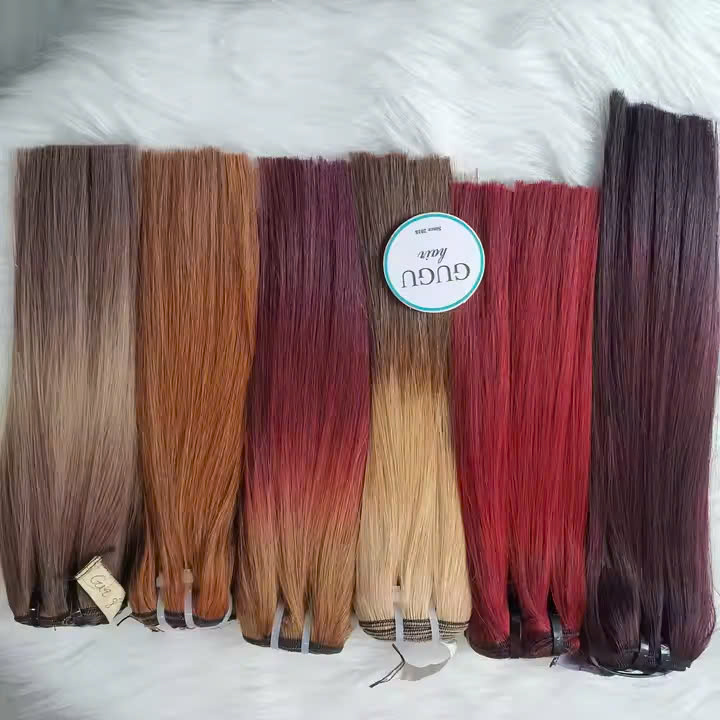 Raw Human Hair Weft Bundles