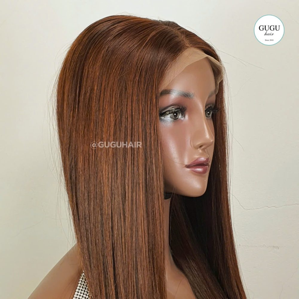 deep wave burgundy wig