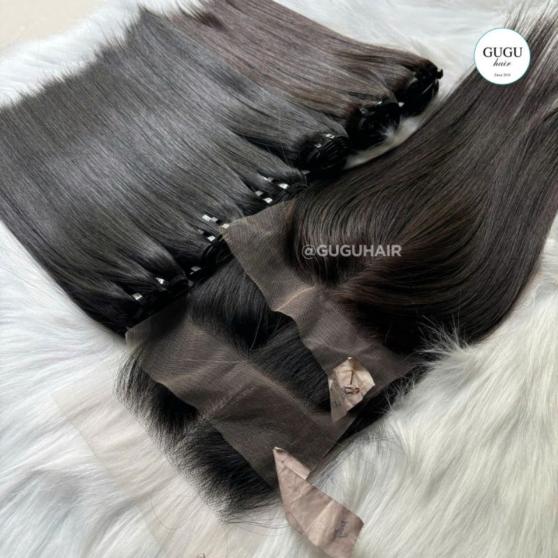 Human Hair Bundles with Closure