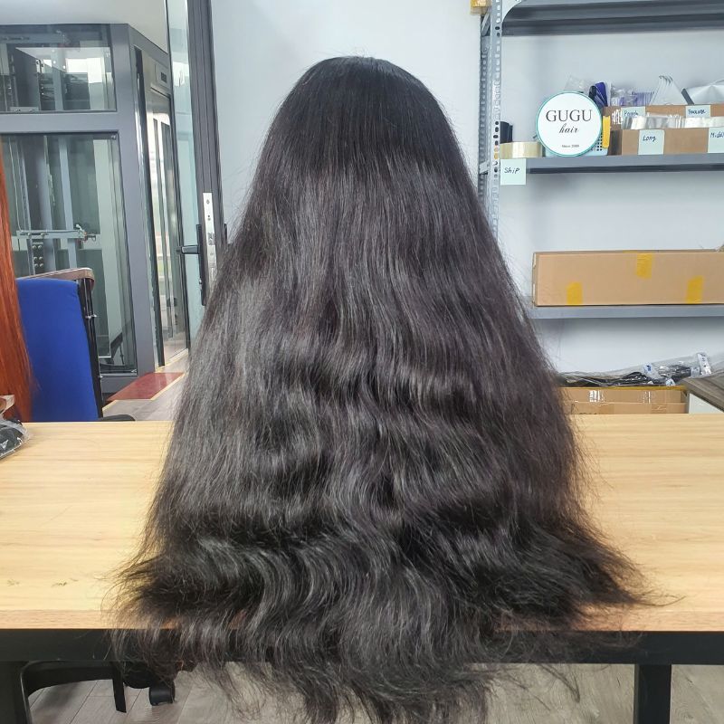 Wholesale Price Black Natural Straight Hair Wig