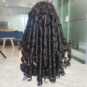 bouncy curly hair wig