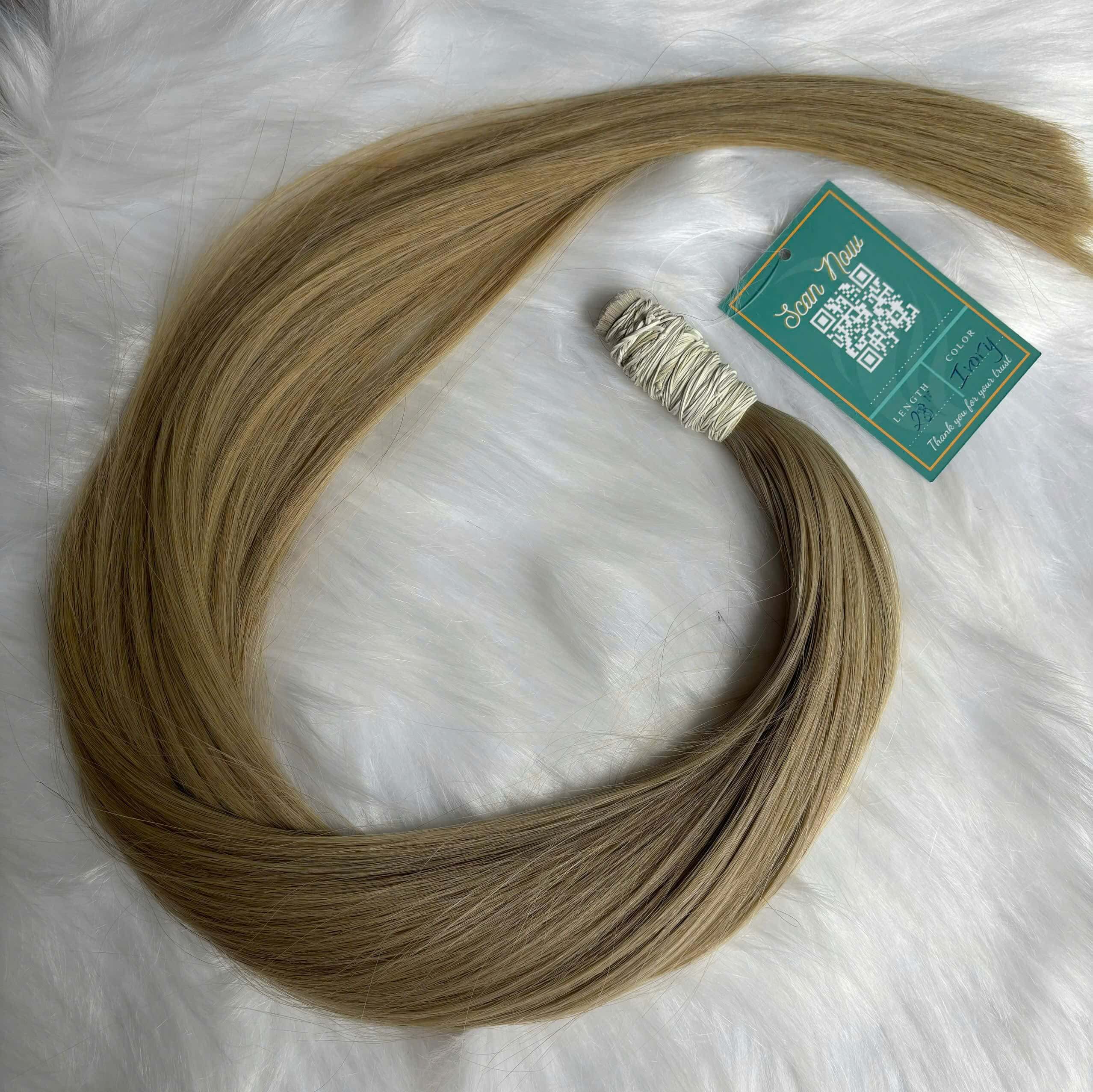 28-inch Bulk Braiding Hair – Irory Color, Premium Quality 3 Premium 28-inch Bulk Braiding Hair in Irory