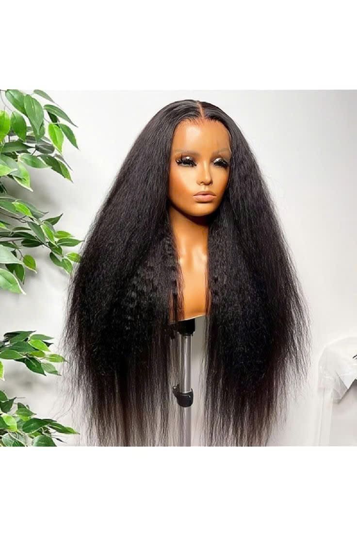 kinky straight wigs for black women