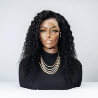 Natural Water Wave Glueless 13x4 Frontal HD Lace Curly Wig | GUGU HAIR 2 water wave wig -13x4 Frontal HD Lace Curly Wig