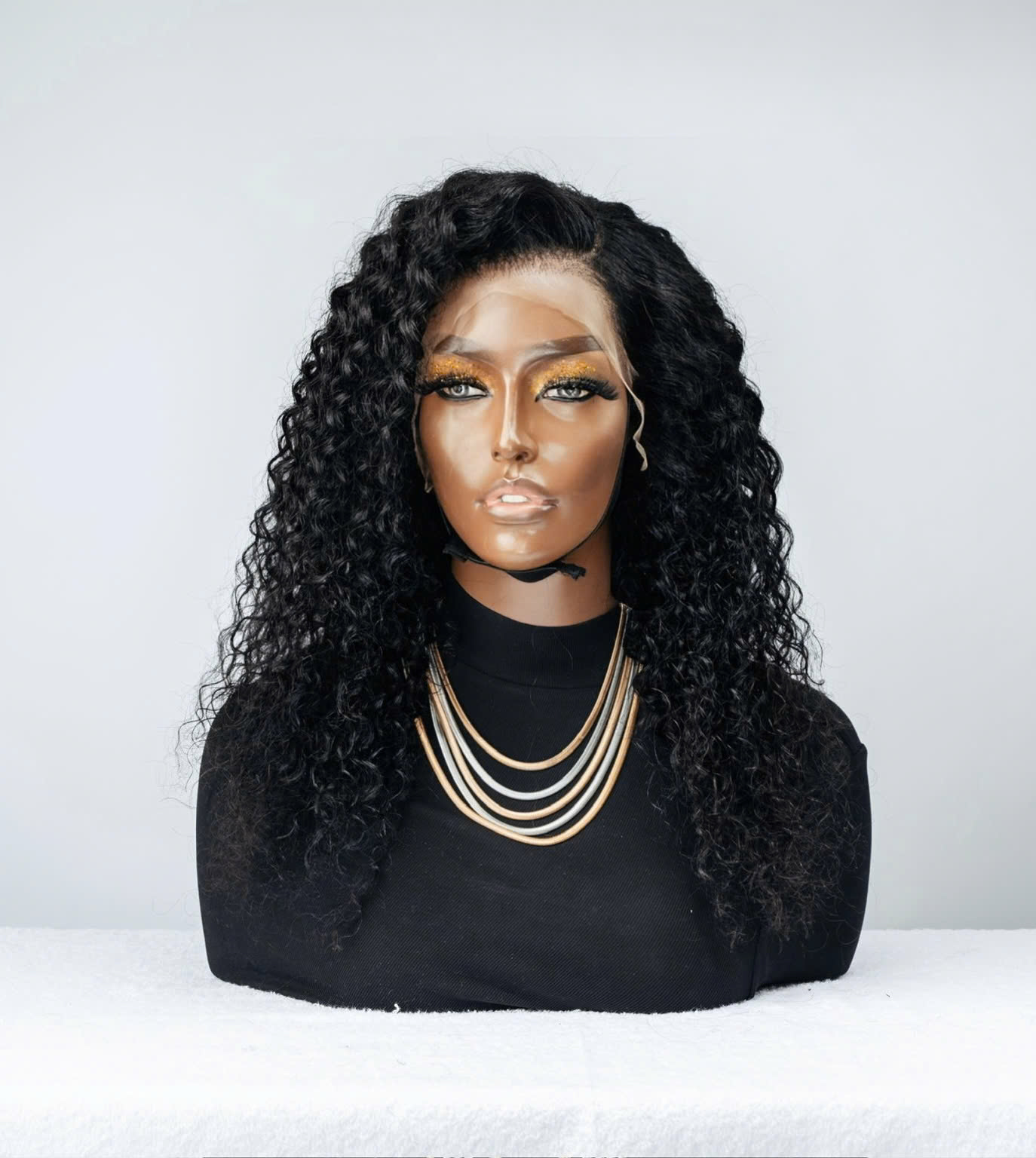 Natural Water Wave Glueless 13x4 Frontal HD Lace Curly Wig | GUGU HAIR 15 water wave wig -13x4 Frontal HD Lace Curly Wig