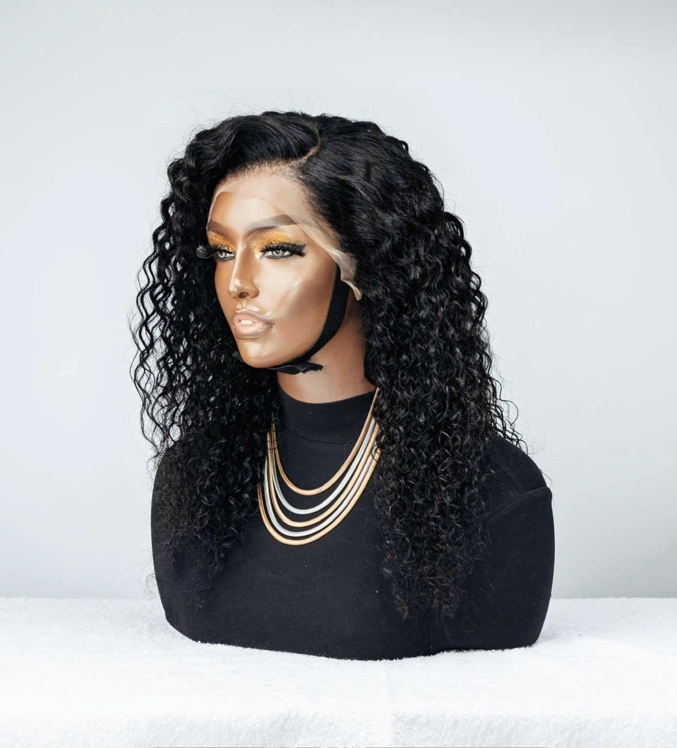 Natural Water Wave Glueless 13x4 Frontal HD Lace Curly Wig | GUGU HAIR 14 water wave wig 13x4 Frontal HD Lace Curly Wig