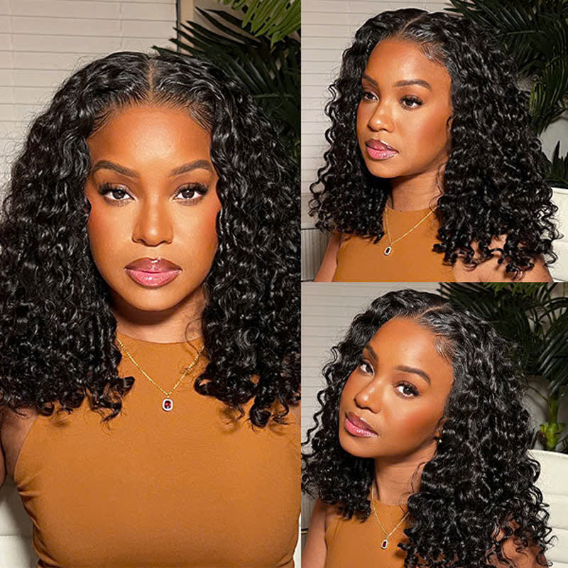 water wave curly hair