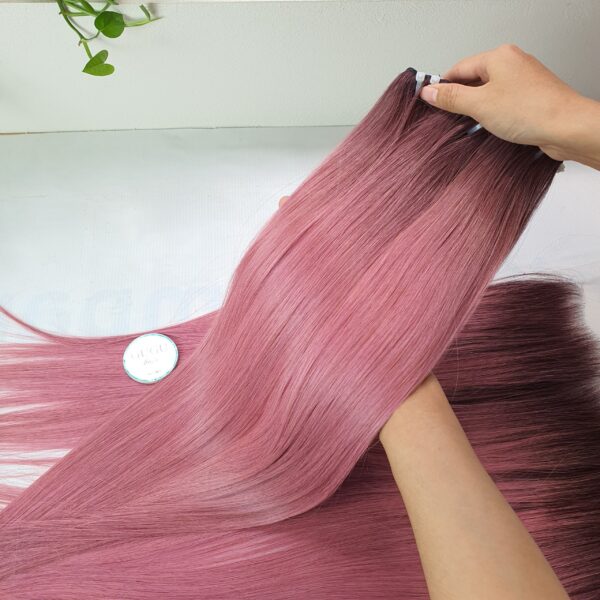 machine weft hair extensions
