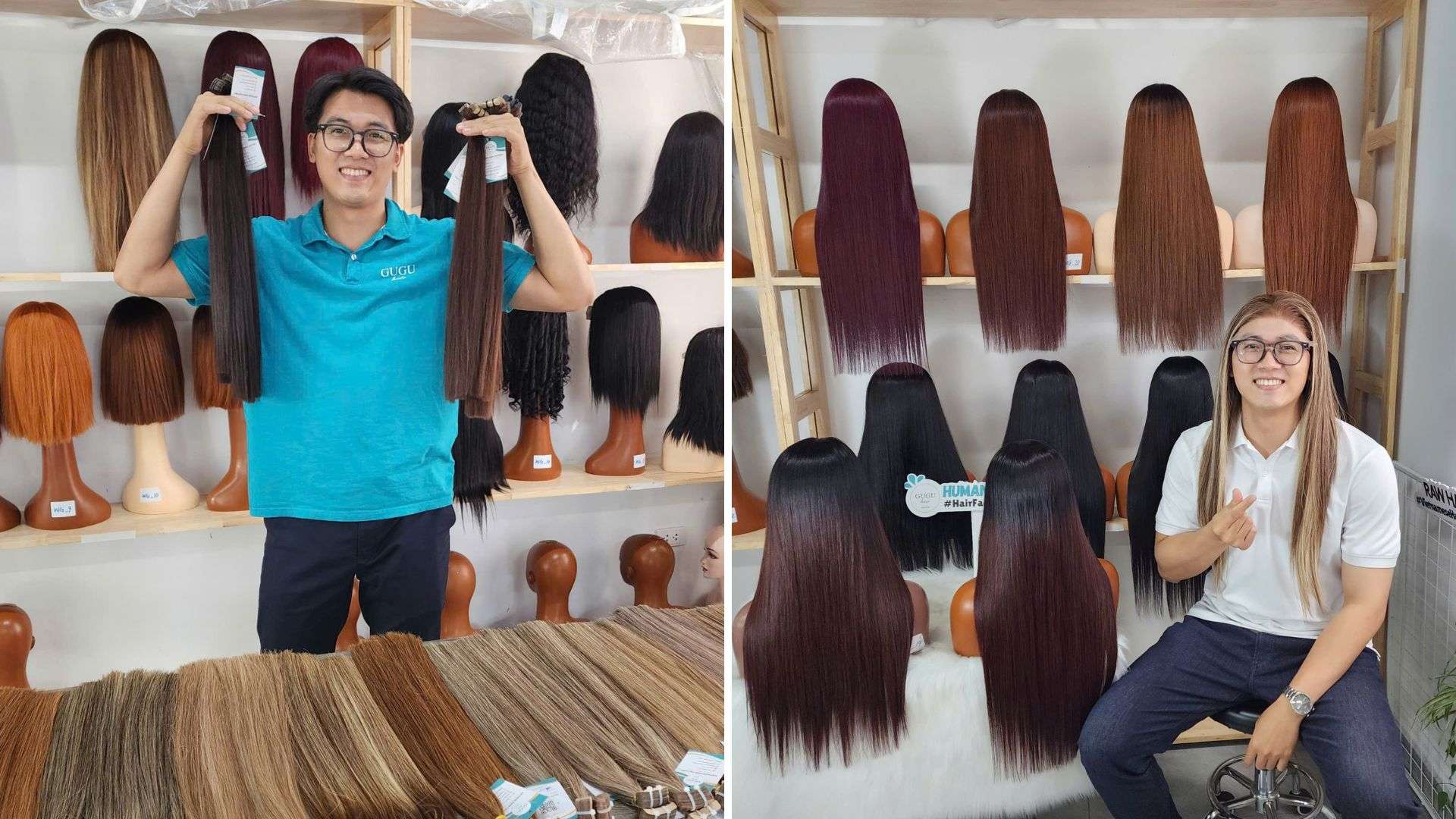 Cuticle aligned raw Vietnamese hair