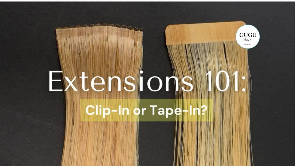 Hair Extensions 101: Clip-in, Tape-in, U-tip – Which Type for You? 66 Thiet ke chua co ten