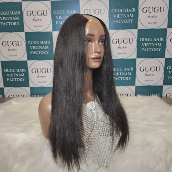 Virgin Human Hair V-Shape U Part Wig