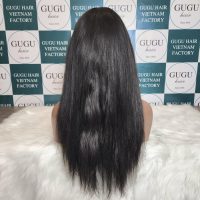 Wholesale Long V-Part Wig with Small Cap Glueless Machine