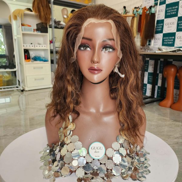 100% Human Hair Deep Wave 13x4 Lace Front Wig