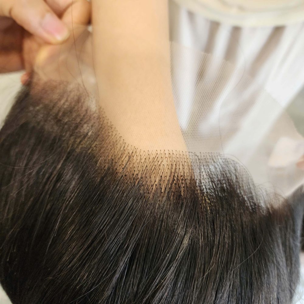 22’’ 13x4 Full Lace Frontal Wig Bone Straight – Natural Color